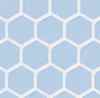 HW7328 Blue Large Hexagon floor 11 inch x 17 inch by Houseworks