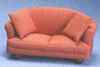 CLA10821 Red Check Fabric Sofa by Classics