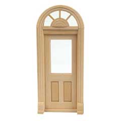 HWH6015 1/2 inch scale Palladian Single Door by Houseworks 