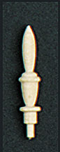 HW12037 Finial 7/8 inches  4 pieces by Houseworks 