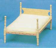 HW13104 Colonial Four Post Bed Furniture kit by Houseworks