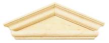 HW7070 Federal-Style Hooded Pediment by Houseworks