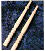 HWH7019 1/2 inch scale Stair Spindles - 12 pieces by Houseworks