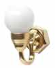 HWH2007 1/2 inch scale Wht Remov. Globe Sconce by Houseworks