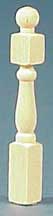HWH7012 1/2 inch scale Newel Post -6 pieces by Houseworks