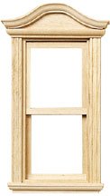 HW5057 Bonnet Pediment Working Window by Houseworks