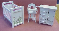 Hand Painted Nursery Set