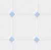 HW7324 Blue/White Tile Floor 11 inch x 17 inch by Houseworks 