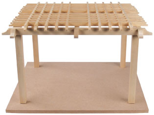 HW9902 Wood Pergola Kit by Houseworks 
