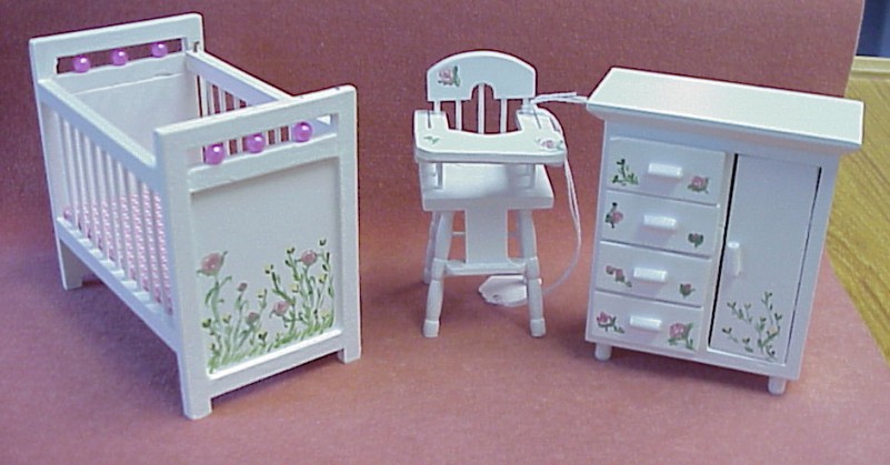 Hand Painted Nursery Set