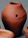HW8005 Strawberrry Clay Pot by Houseworks 