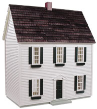 HW00086 1/2 insh Scale Finished Colonial Dollhouse by Houseworks 