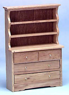 CLA10472 Oak Hutch by Classics