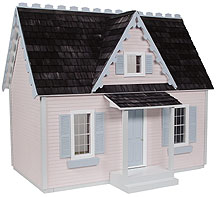 HW00093 1 Inch Scale Victorian Cottage, Jr. Finished Dollhouse by Houseworks 