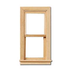 HWH5032 1/2 inch scale Nonworking Glazed Window by Houseworks