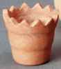HW8004 Fluted Clay Pot by Houseworks