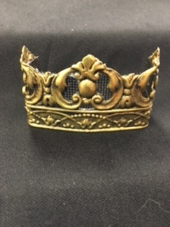FS51 - 2 1/4" ANTIQUE GOLD "BANDED POPPY"