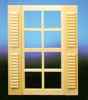 CLA75003 Standard 8 Light Window w/Shutters by Classics 