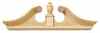 HW7172 Deerfield Door Pediment 2 Piece by Houseworks