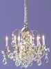 HW2812 6-Arm Nostalgia Crystal Chandelier by Houseworks