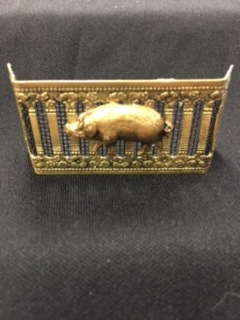 FS67 - 2" ANTIQUE GOLD "PIG"