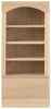 CLA75010 Single Unit Bookcase - Unfinished by Classics
