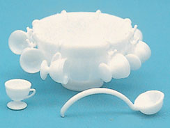 CB2209 - M-120W Punch Bowl Set Minikit, White