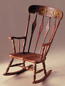 CB2403 - M-530 Arrowback Rocker Minikit, Brown