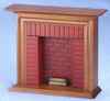 CLA01177 Walnut Fireplace by Classics