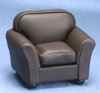 CLA10868 Brown Leather Club Chair by Classics 