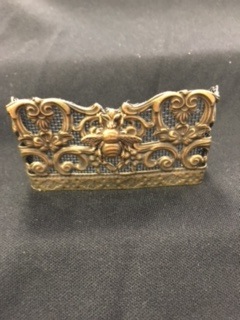 FS41 - 2 1/2" ANTIQUE GOLD "BEE/FLOWERS"
